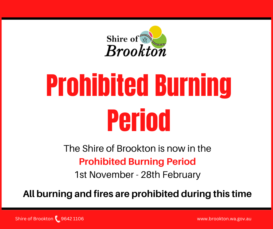 Prohibited Burning Period