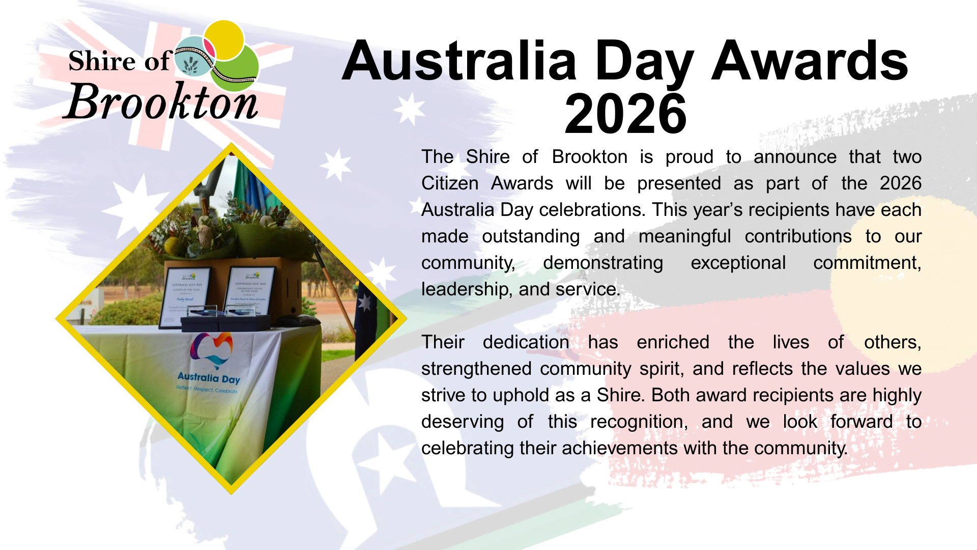 Australia Day 2026 - Award Recipients