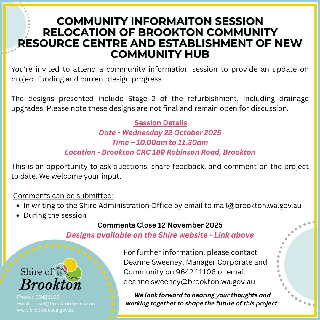 Brookton Community Resource Centre Relocation