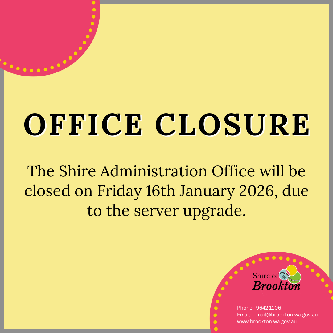Office Closure - 16th January 2026