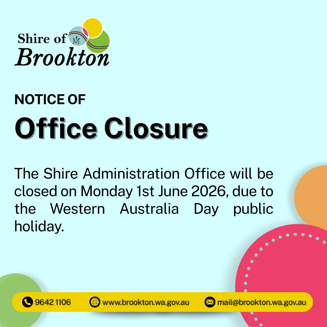 Office Closure - Monday 1st June 2026