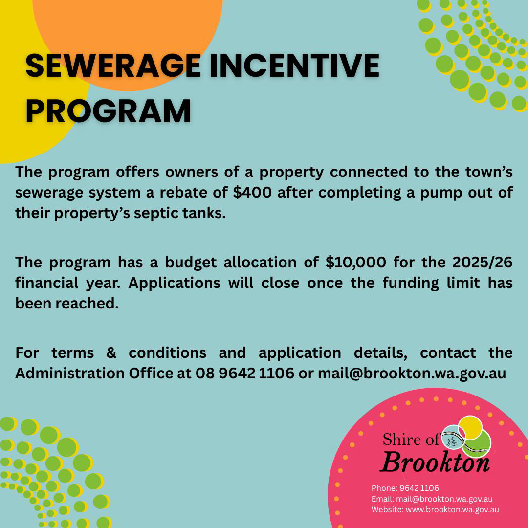 Sewerage Incentive Program
