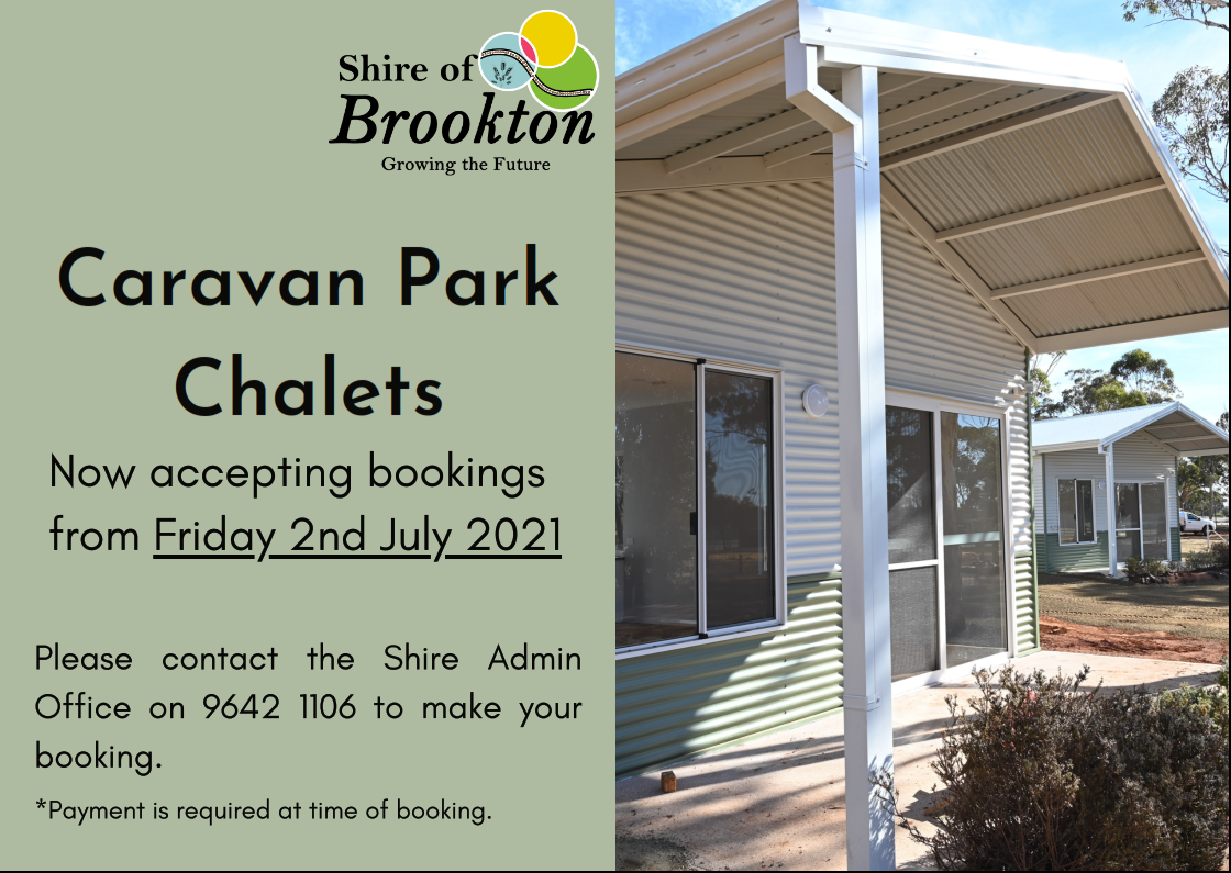 Brookton Chalets - Available to Book!