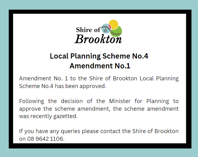 Local Town Planning Scheme No.4 - Amendment No.1